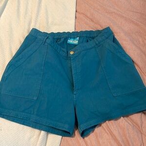 Big Bud Press 1X Work Pants Shorts Blue